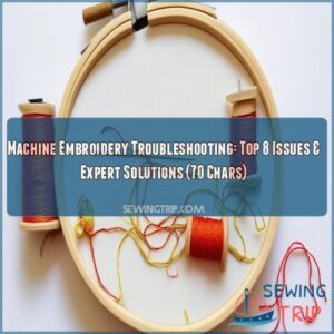 machine embroidery troubleshooting