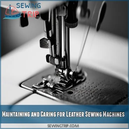 Maintaining and Caring for Leather Sewing Machines