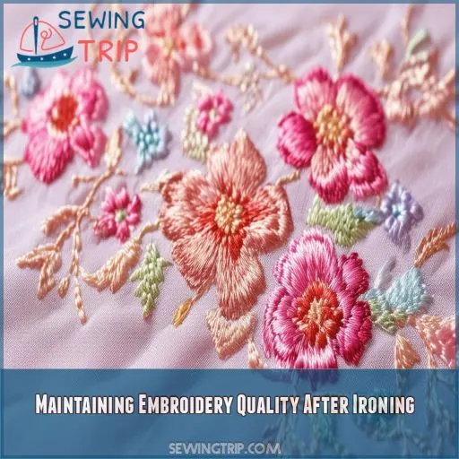 Maintaining Embroidery Quality After Ironing