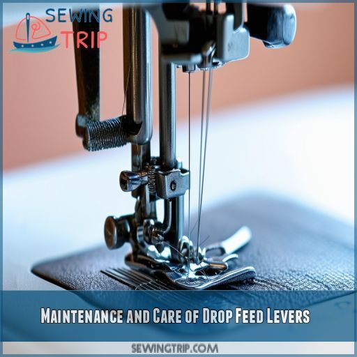 Maintenance and Care of Drop Feed Levers Maintenance and Care of Drop Feed Levers