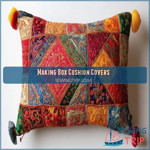 Making Box Cushion Covers