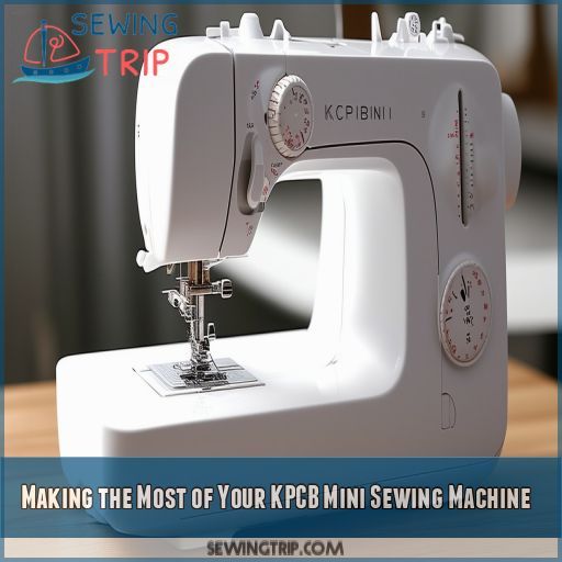 Making the Most of Your KPCB Mini Sewing Machine
