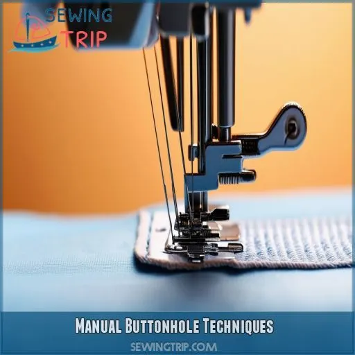 Manual Buttonhole Techniques