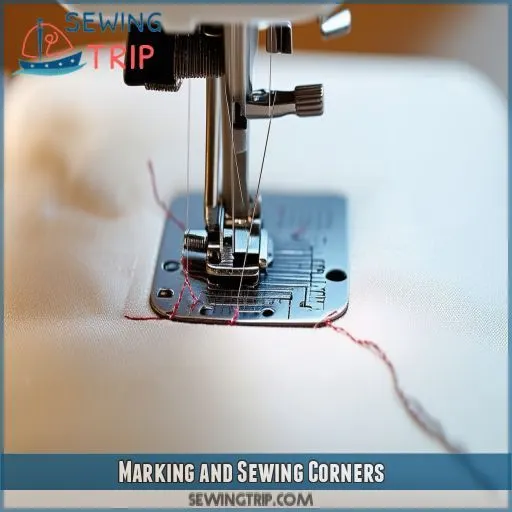 Marking and Sewing Corners