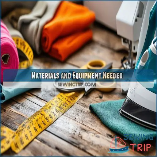 Materials and Equipment Needed