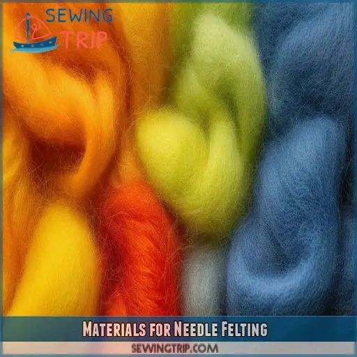 Materials for Needle Felting