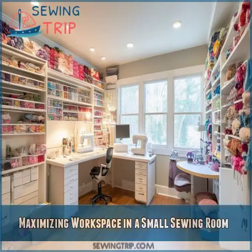 Maximizing Workspace in a Small Sewing Room Maximizing Workspace in a Small Sewing Room