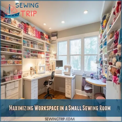 Maximizing Workspace in a Small Sewing Room