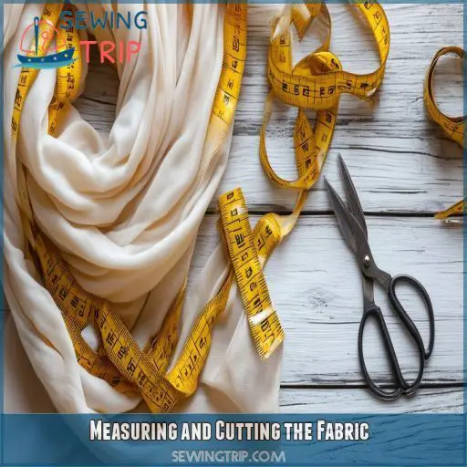 Measuring and Cutting the Fabric Measuring and Cutting the Fabric
