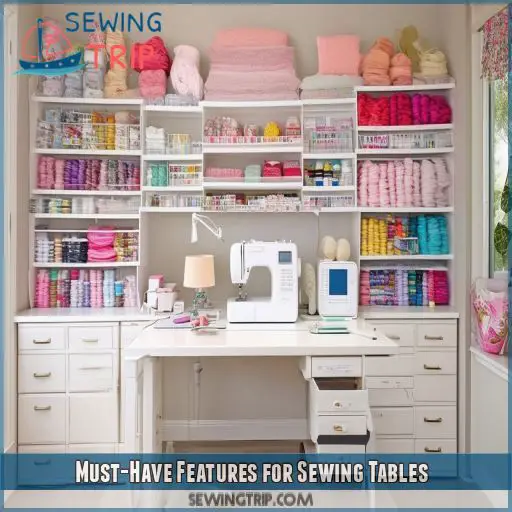 Must-Have Features for Sewing Tables