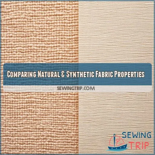 Natural vs synthetic fabric properties