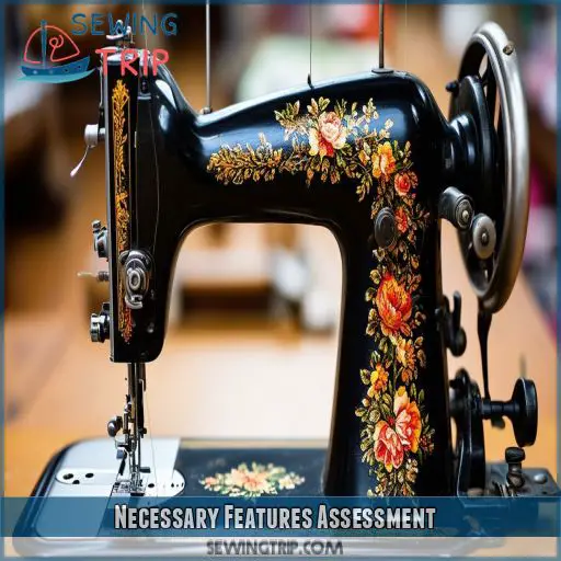 Necessary Features Assessment