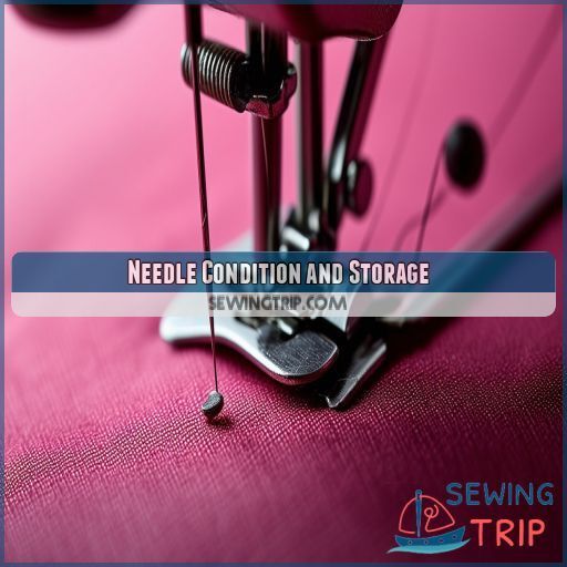 Needle Condition and Storage Needle Condition and Storage