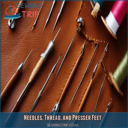 Needles, Thread, and Presser Feet