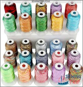 Best Embroidery Machine Thread Types: 7 Top Picks & Guide 4 New brothread 25 Colors Variegated B077Z3RJ5Q