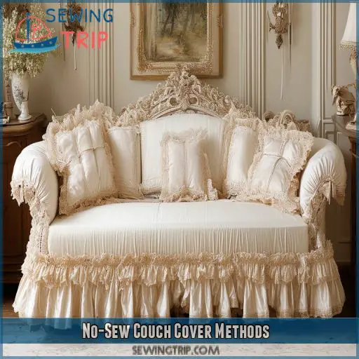 No-Sew Couch Cover Methods