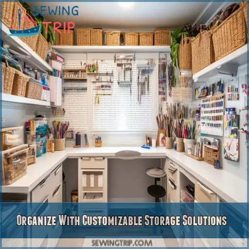 Organize With Customizable Storage Solutions