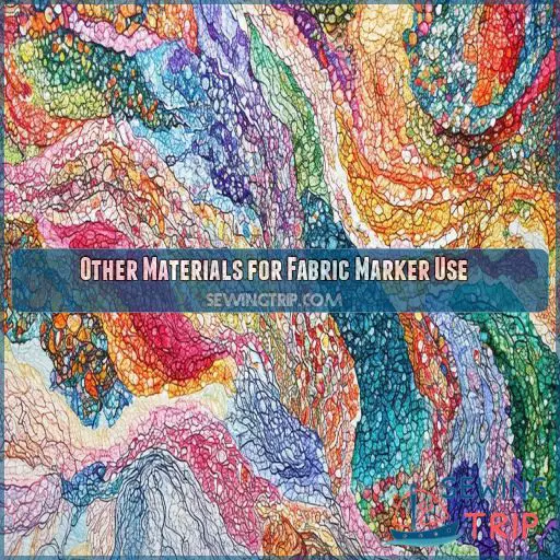 Other Materials for Fabric Marker Use