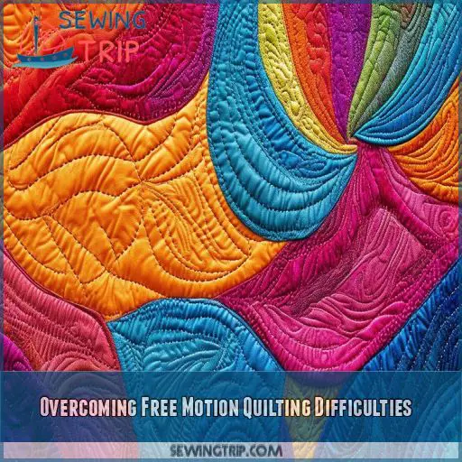 Overcoming Free Motion Quilting Difficulties