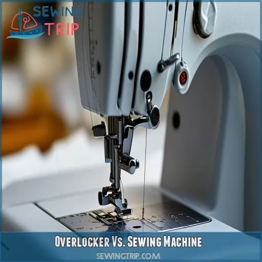 Overlocker Vs. Sewing Machine