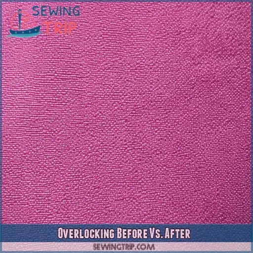 Overlocking Before Vs. After