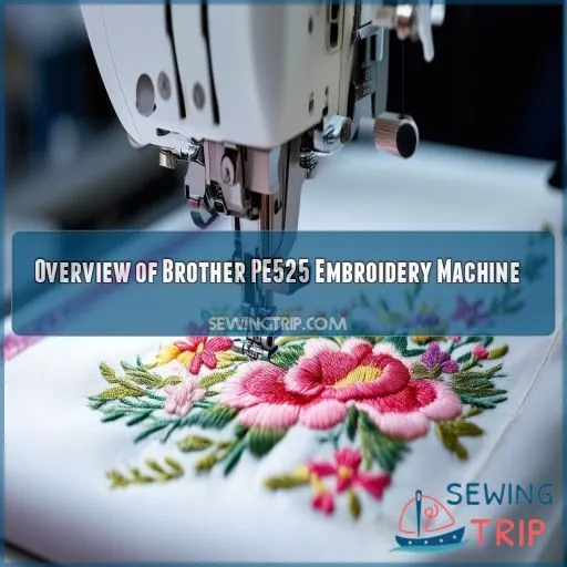 Overview of Brother PE525 Embroidery Machine