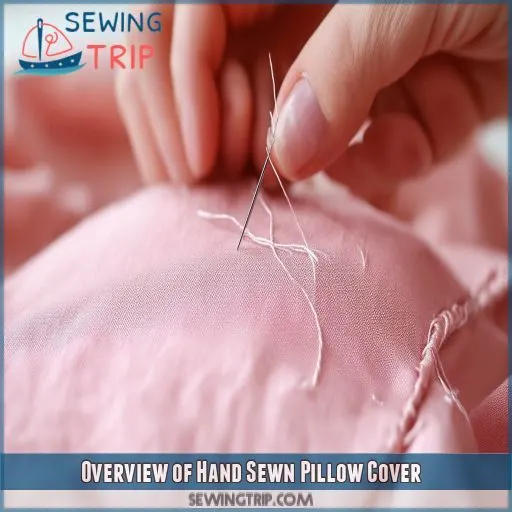 Overview of Hand Sewn Pillow Cover