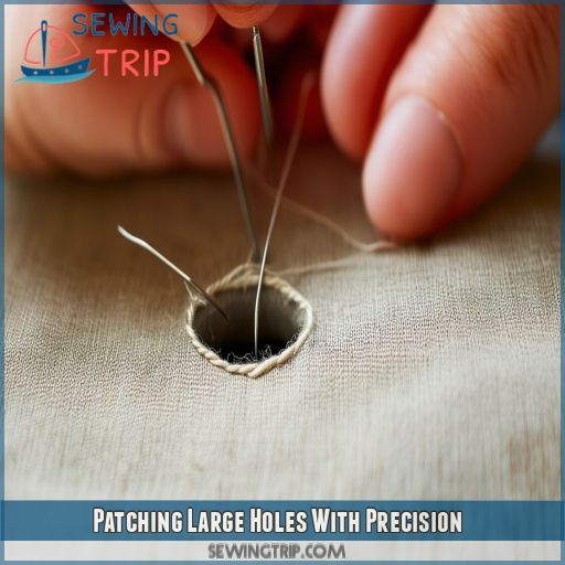 Patching Large Holes With Precision