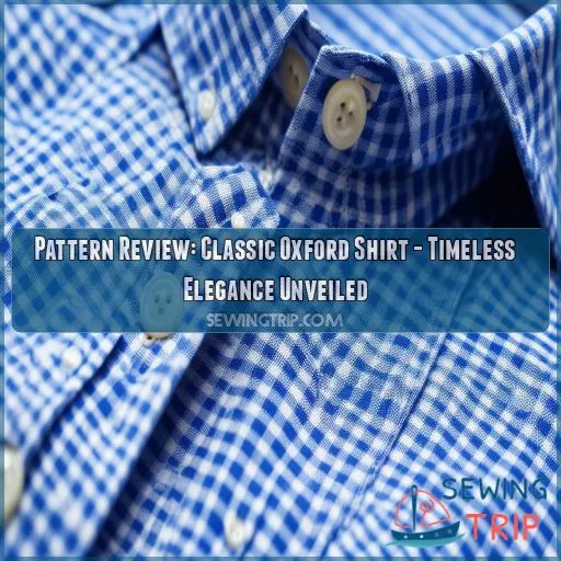 pattern review classic oxford button up shirt