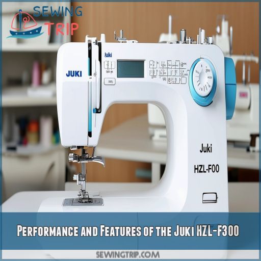 Performance and Features of the Juki HZL-F300
