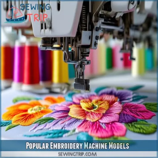 Popular Embroidery Machine Models