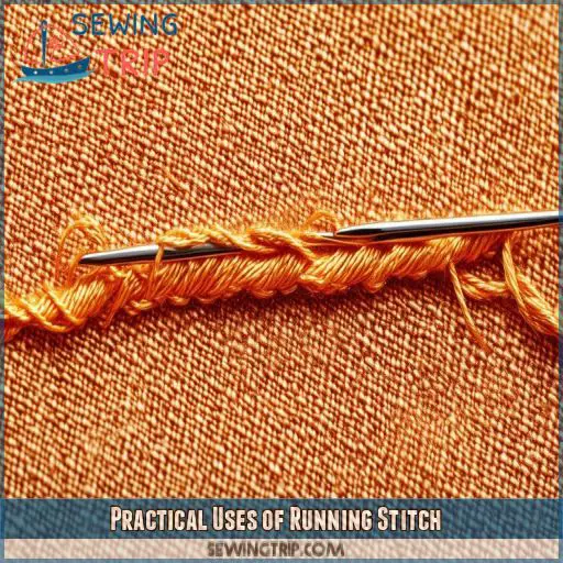 Practical Uses of Running Stitch