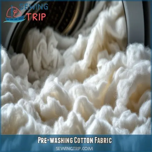 Pre-washing Cotton Fabric