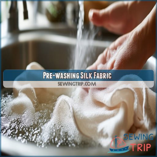 Pre-washing Silk Fabric