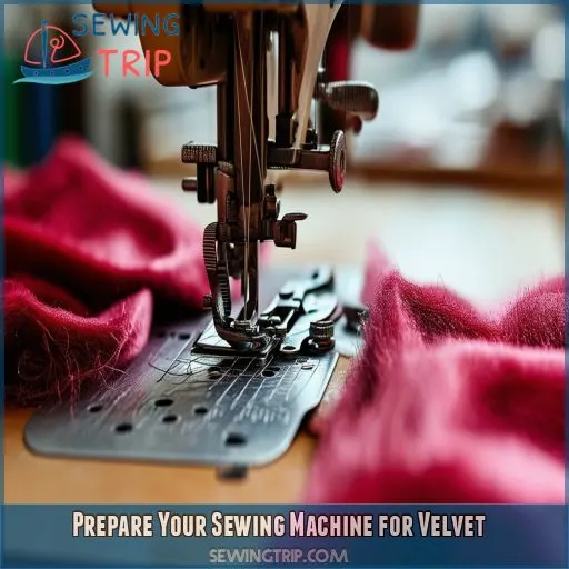 Prepare Your Sewing Machine for Velvet