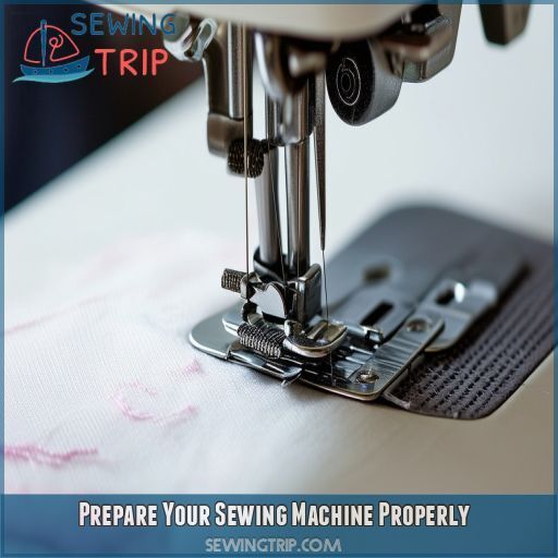Prepare Your Sewing Machine Properly