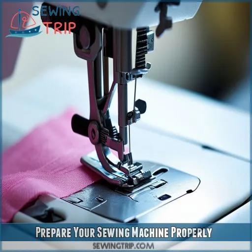 Prepare Your Sewing Machine Properly