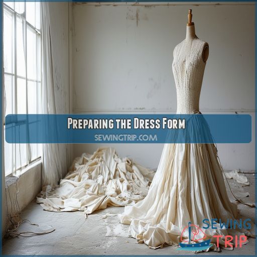 Preparing the Dress Form