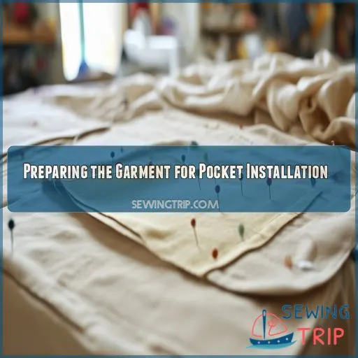 Preparing the Garment for Pocket Installation