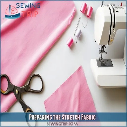 Preparing the Stretch Fabric