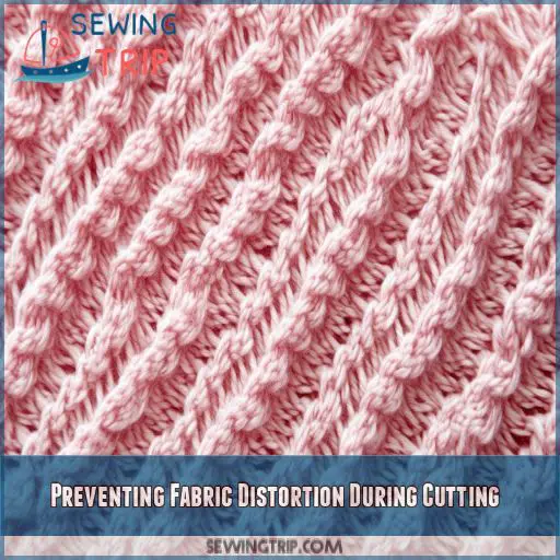 Preventing Fabric Distortion During Cutting