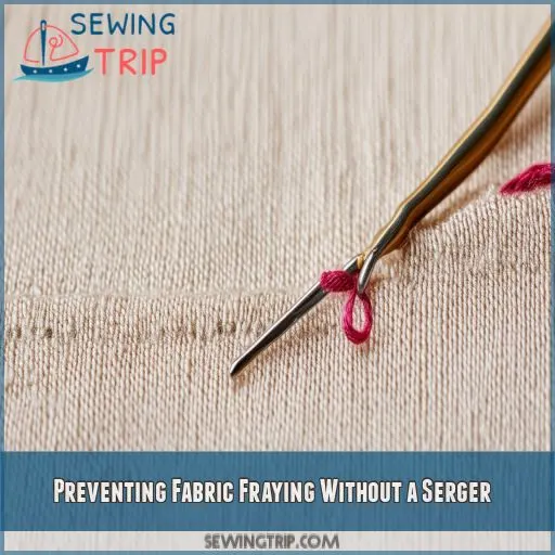 Preventing Fabric Fraying Without a Serger