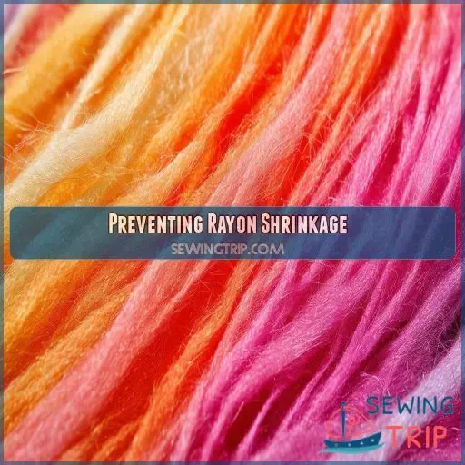 Preventing Rayon Shrinkage