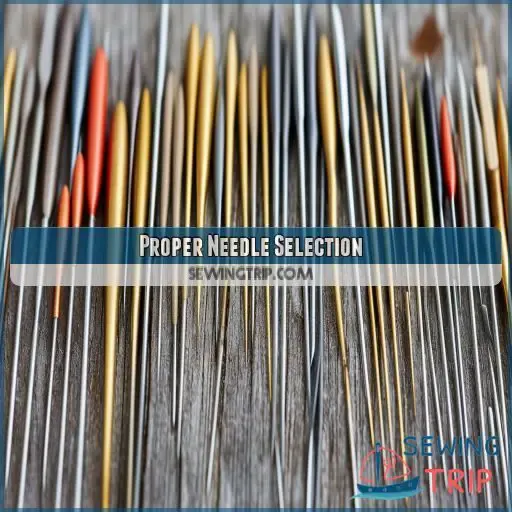 Proper Needle Selection