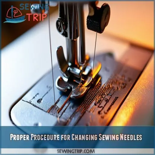 Proper Procedure for Changing Sewing Needles