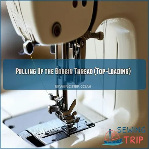 Pulling Up the Bobbin Thread (Top-Loading)