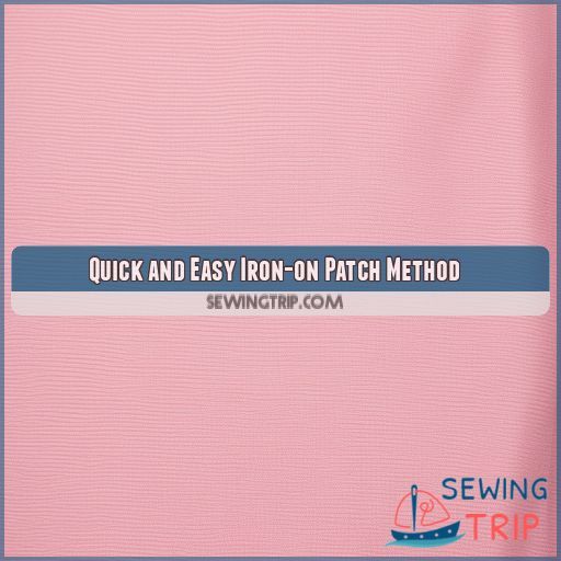 Quick and Easy Iron-on Patch Method