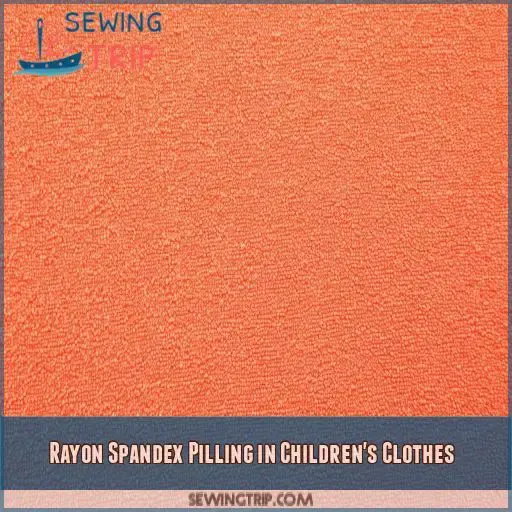 Rayon Spandex Pilling in Children