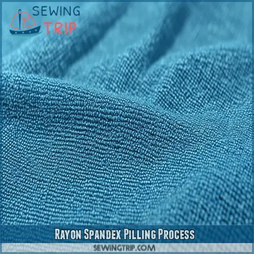 Rayon Spandex Pilling Process