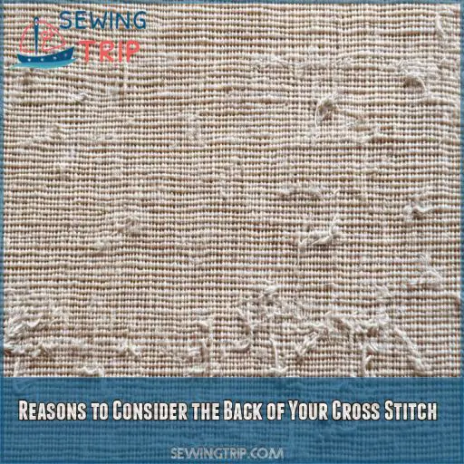 Reasons to Consider the Back of Your Cross Stitch